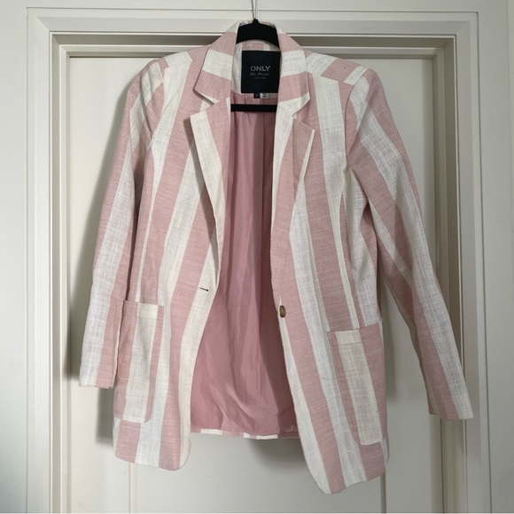 ONLY Linen Blazer Size 36 - Picture 1 of 6
